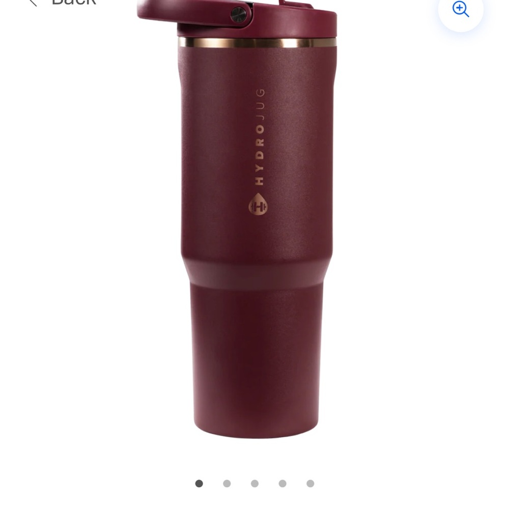 HydroJug Burgundy Bottle